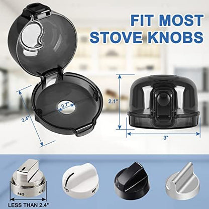 Grenfu kitchen safety kit with oven lock and knob guards
