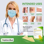 Individually wrapped sterile medical grade honey patches for advanced wound care.