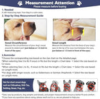 Side profile of dog wearing Mayerzon basket muzzle