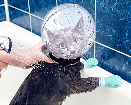 LEIFIDE cat paw protectors showing interior non slip silicone teeth