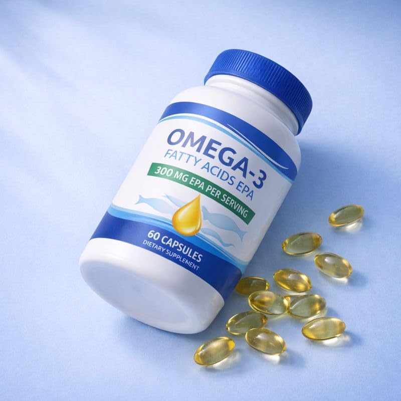 Optimum Nutrition 60 capsules Omega 3 fish oil dietary supplement