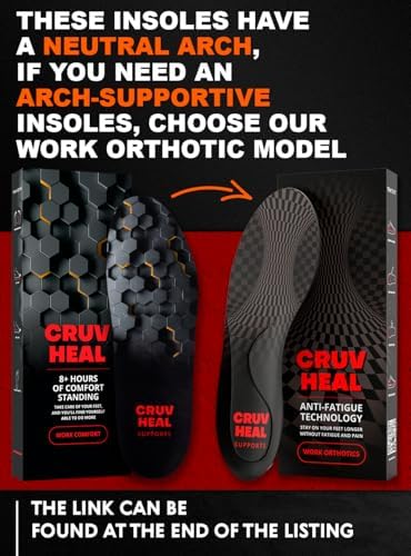 Full set of CRUVHEAL XL black hexagon insoles showing the honeycomb texture and ergonomic design.