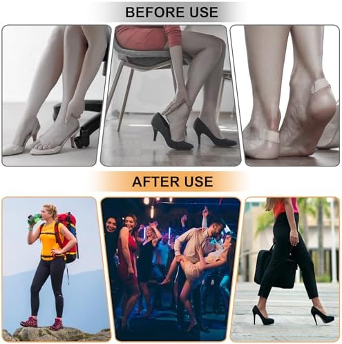 Six pairs of Comfowner heel grips in original packaging