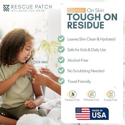 Rescue Patch portable 10ml adhesive remover for first aid kits