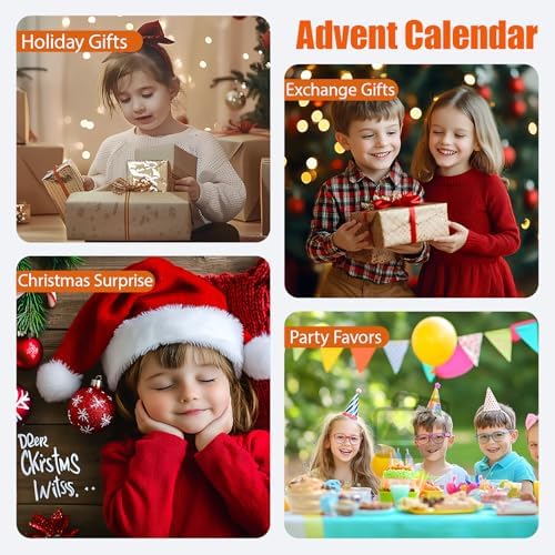 EAZZ holiday countdown calendar box displaying numbered surprise doors for seasonal gifting.