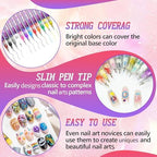 Piyupor nail markers arranged in display packaging