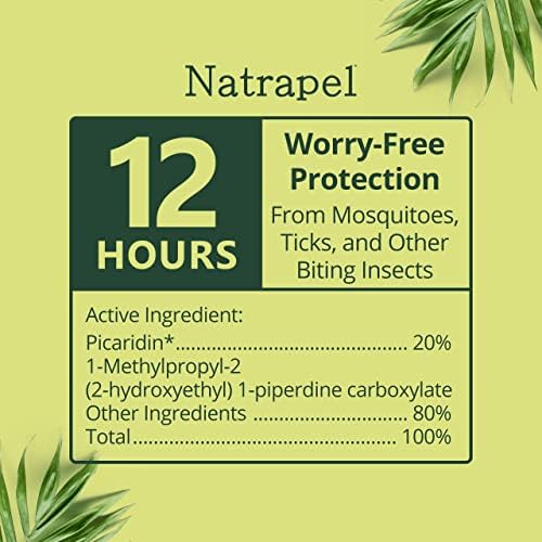 Natrapel family formula bug repellent wipes individual packet details