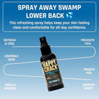 Derm Dude minty fresh butt spray for men odor control
