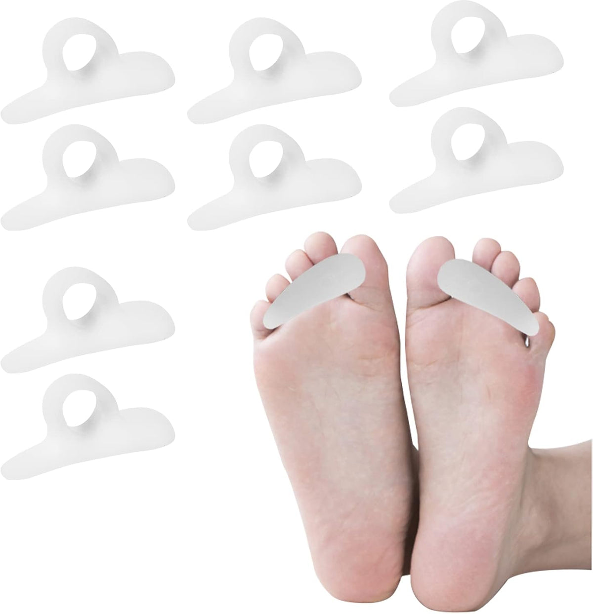 FENMOR Gel Hammer Toe Crest Cushions front view for orthopedic support.