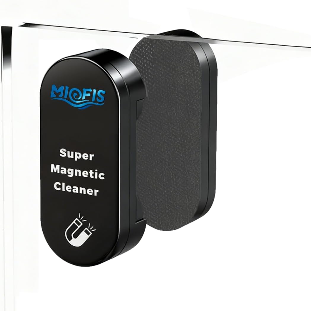 Premium USA imported Miofis aquarium glass cleaning tool packaging and components.