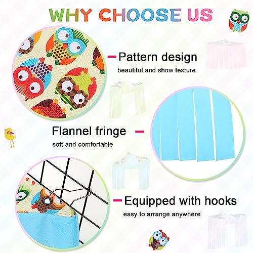 Metal hanging rings attached to cage corner for pet accessory