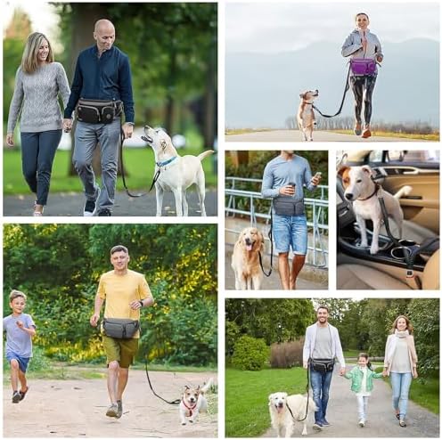 Tudequ dog fanny pack showing storage compartments and water bottle holders
