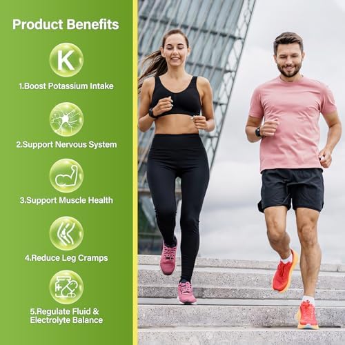 Novafun Potassium Citrate 1000mg daily dosage and directions for leg cramps relief