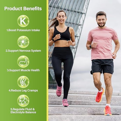 Novafun Potassium Citrate 1000mg daily dosage and directions for leg cramps relief