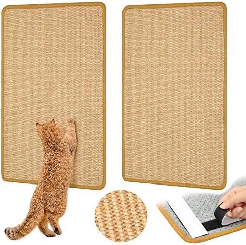 Graciadeco natural sisal cat scratcher wall mounted option protecting room corners