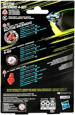 Beyblade X branding and packaging set contents