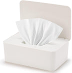 Wenvastree baby wipes dispenser white front view