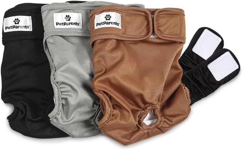 Pet Parents(R) Washable Dog Diapers (3pack) + Extendrs(R) of Durable Doggie Diapers, Premium Dog Diapers Female (Large, Princess) - Image 14