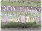 Close-up perspective of the premium Live Comfortably Platinum memory fiber pillow highlighting the 300 thread count fabric texture.