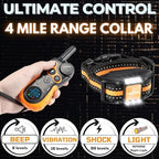 Remote control for Pawpro dog training system with mode buttons