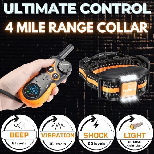 Remote control for Pawpro dog training system with mode buttons