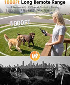 Patpet dog training remote with 1000ft range