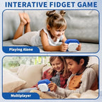 Pop Game Light Up Fidget Toy for Kids, 6 Modes LED Screen Quick Push Games Controller Electric Fidget Popper Game Bubble Road Trip Activities Car Games Birthday Gifts Toys for Kids Boys Blue - Image 5