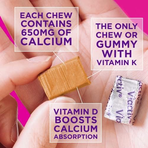 Viactiv 60 soft chews packet side profile