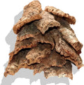 Generic bulk cork bark flats front view terrarium decor