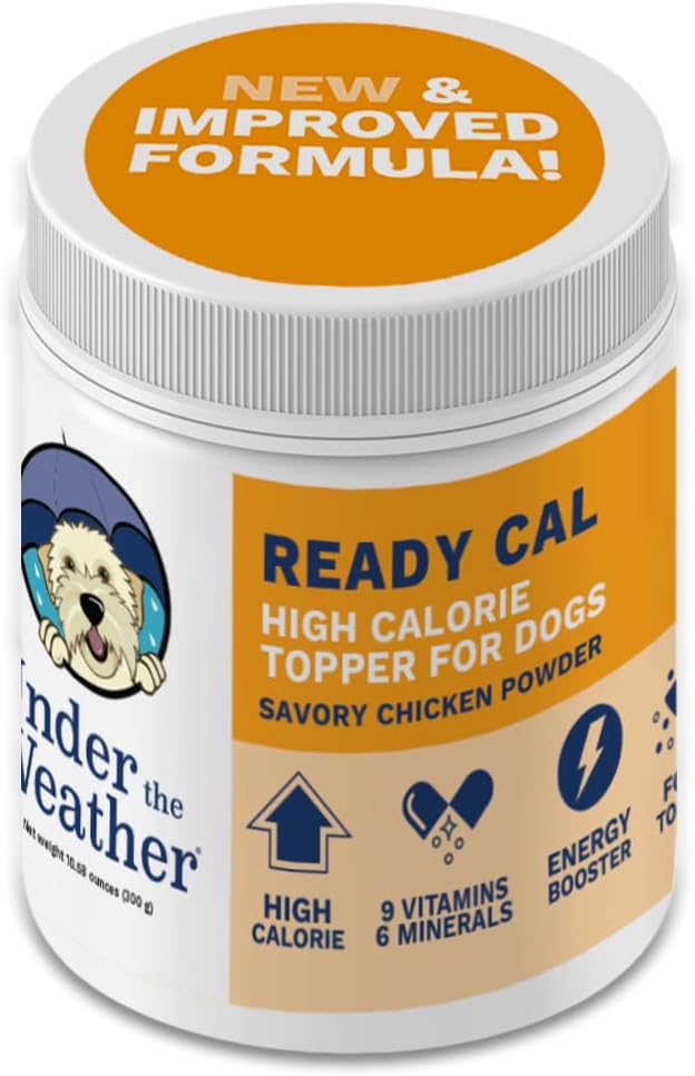 Under the Weather Ready Cal five point two nine ounce powder for cat health recovery.