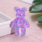 Aesnefe anxiety relief bear displayed next to the uplifting message greeting card.