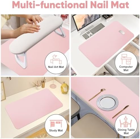 Subay nail art mat in a professional salon setup