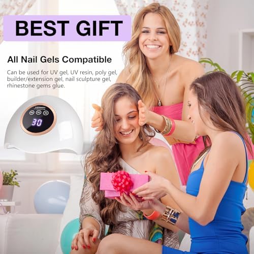 LadyMisty professional nail lamp angle view