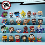 Side view of the collectible toy packaging highlighting character illustrations from the Marvel Cinematic Universe.