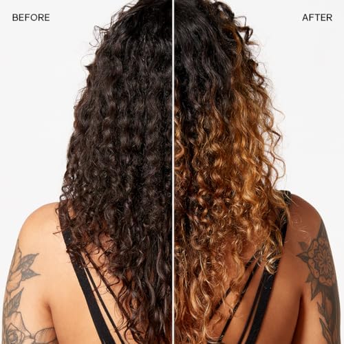 Overtone brand blonde base hair lightener product components neatly organized