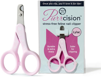 Necoichi Purrcision Feline Nail Clipper | Lever Principle Cat Nail Clipper | Butter-Smooth Cuts | Made in Japan, Seki Swordsmith Craftsman | Stainless Steel Cat Claw Trimmer for Indoor Cats (White) - Image 11