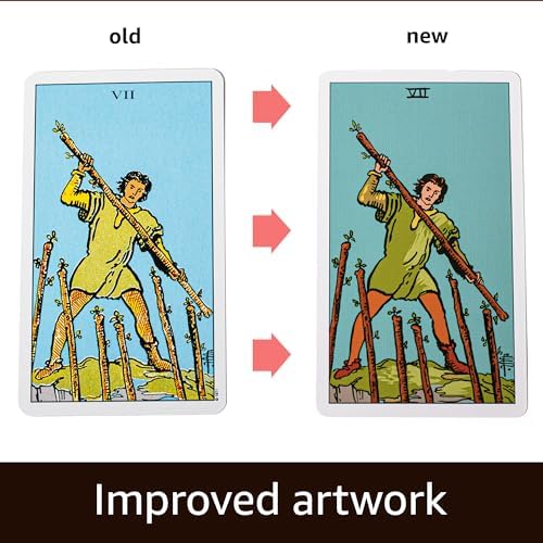 Close up of Major Arcana tarot cards from Da Brigh set