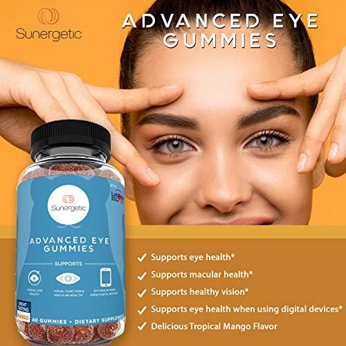 Sunergetic macular health gummies lifestyle digital screen use