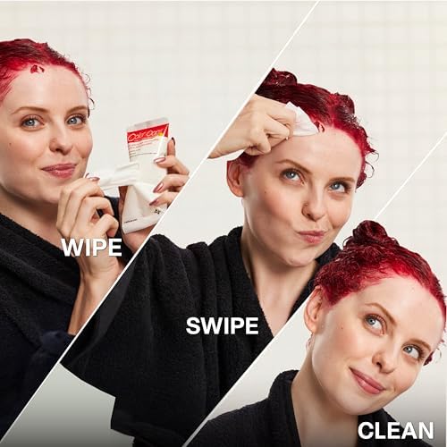 Color Oops hair dye stain remover wipes for cleaning face neck and hands after coloring