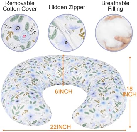 Toysilo nursing pillow set for breastfeeding and bottle feeding