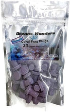 Oceans Wonders ceramic coral frag plugs textured crown detail