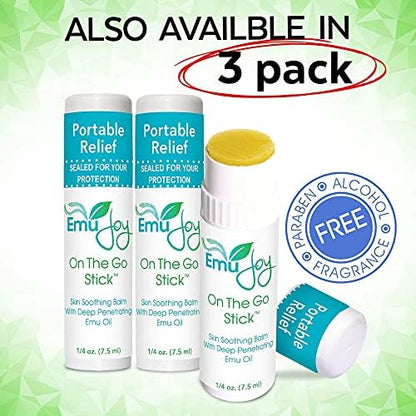 Emu Joy On The Go Stick packaging for imported first aid essentials.