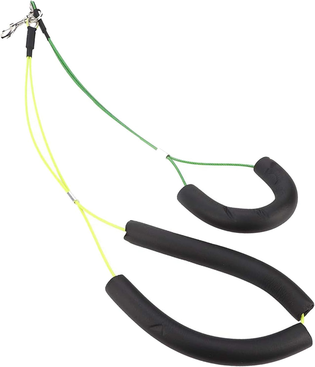 Oumefar Adjustable Pet Grooming Leash No-Sit Haunch Holder Restraint Wash Choker Dogs Cats Grooming Table Arm(Yellow+Green) - Image 9