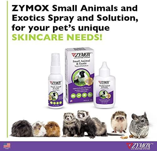 Zymox small mammal skin hydration liquid ingredients and usage view