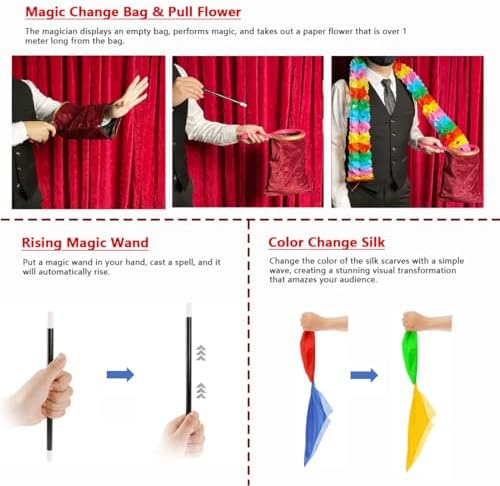 Detailed view of the Xfunjoin magic change bag for stage routines