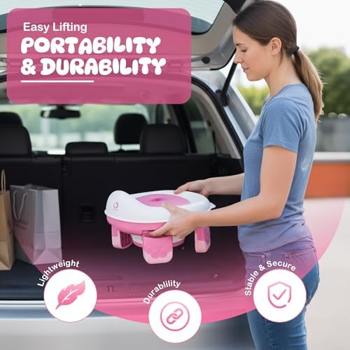 FGQuelle portable toilet seat packed in storage bag