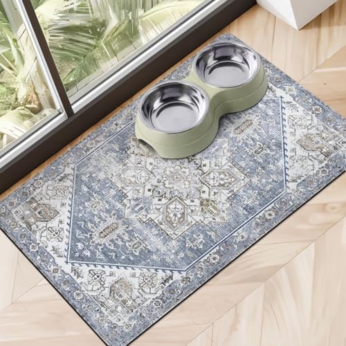Cuslnox absorbent pet mat on floor