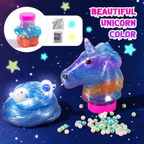 Children playing with the authentic imported galaxy slime kit showing hands-on sensory usage