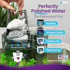 Freshwater and saltwater fish tank water polishing accessories