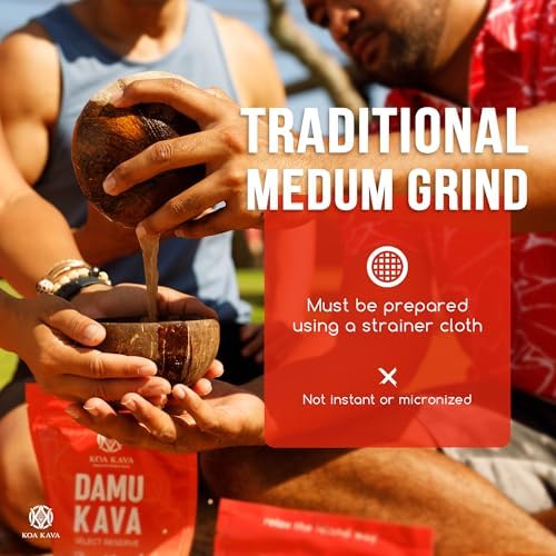 Imported Koa Kava Damu 226 grams herbal relaxation powder for daytime focus